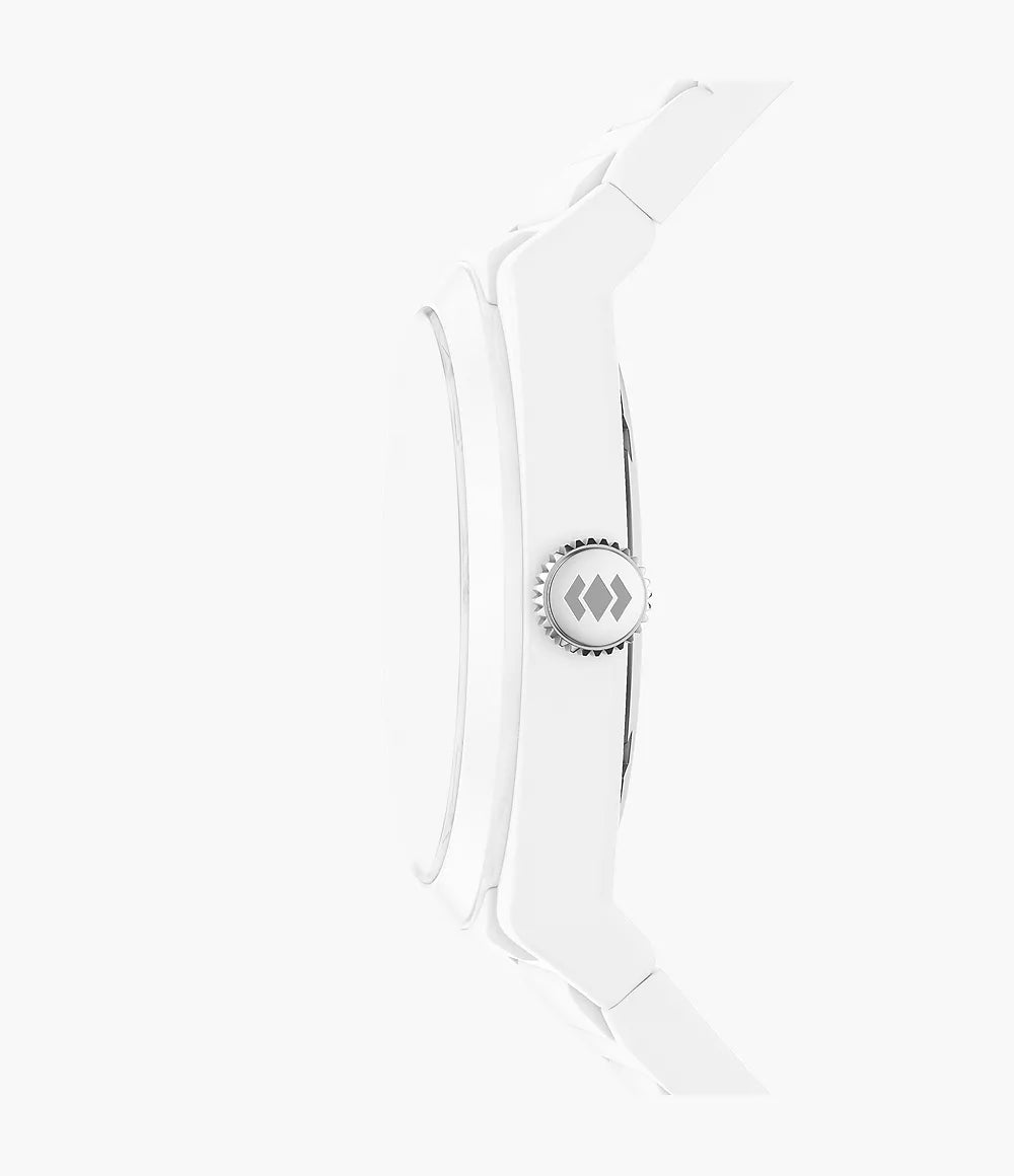 Everett 42mm Three-Hand White Silicone Watch FS6176 - Shop Authentic FOSMENWAT(s) from Maybrands - for as low as ₦213000! 