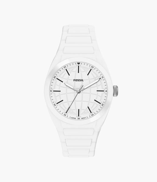 Everett 42mm Three-Hand White Silicone Watch FS6176 - Shop Authentic FOSMENWAT(s) from Maybrands - for as low as ₦213000! 