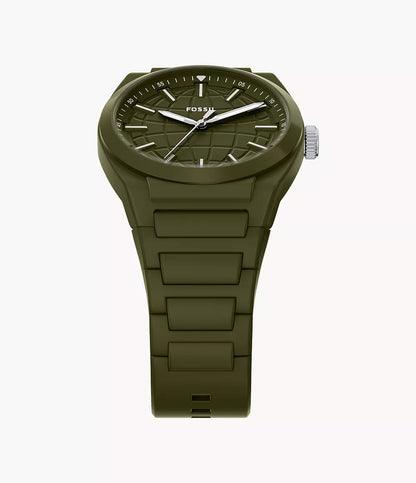 Everett 42mm Three-Hand Olive Silicone Watch FS6178 - Shop Authentic FOSMENWAT(s) from Maybrands - for as low as ₦213000! 