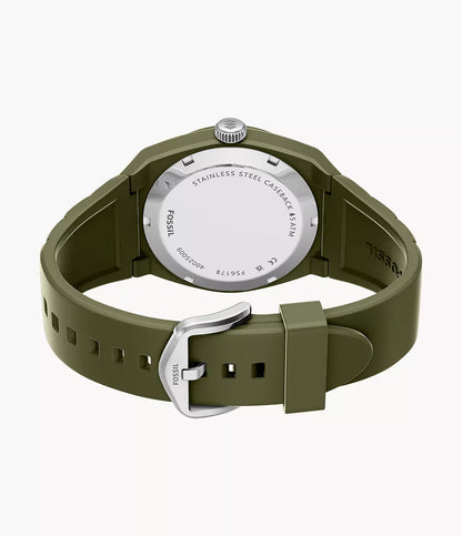 Everett 42mm Three-Hand Olive Silicone Watch FS6178 - Shop Authentic FOSMENWAT(s) from Maybrands - for as low as ₦213000! 