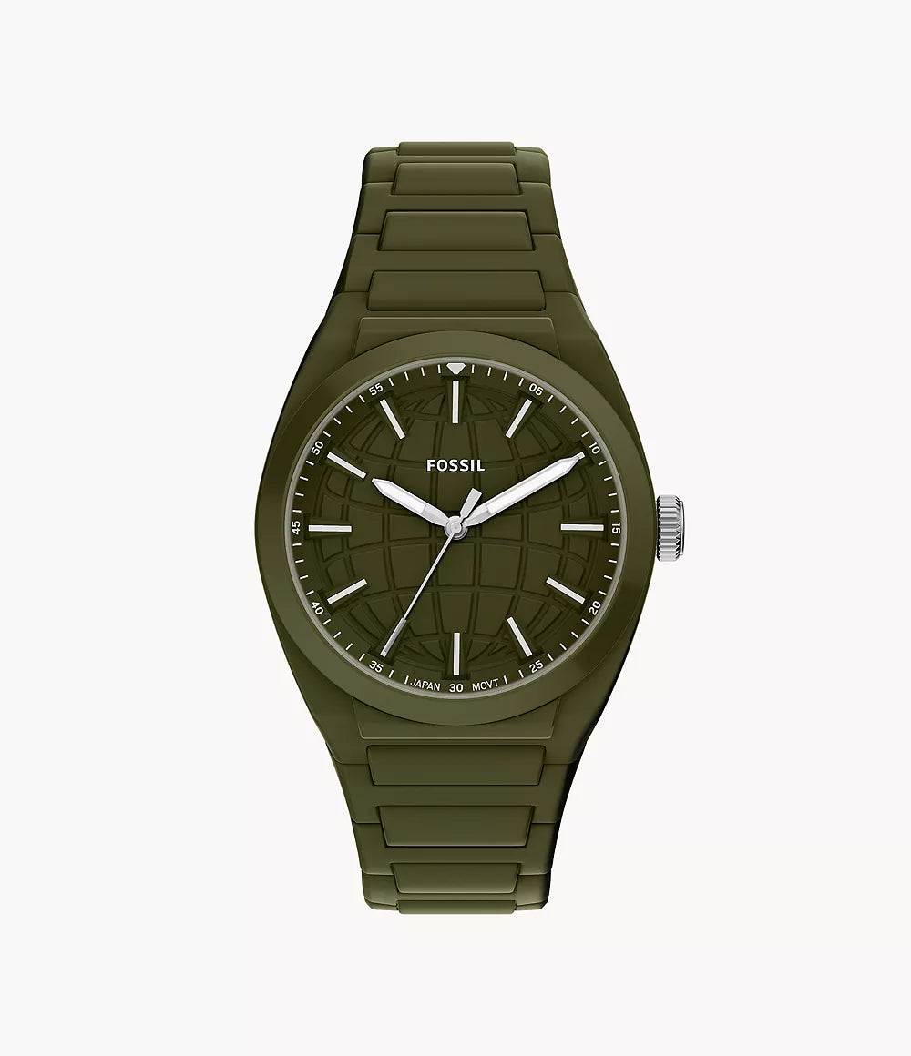 Everett 42mm Three-Hand Olive Silicone Watch FS6178 - Shop Authentic FOSMENWAT(s) from Maybrands - for as low as ₦213000! 