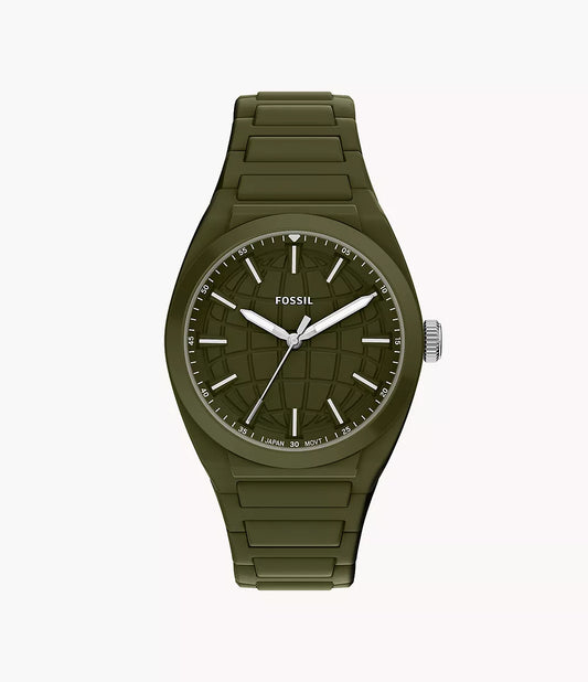 Everett 42mm Three-Hand Olive Silicone Watch FS6178 - Shop Authentic FOSMENWAT(s) from Maybrands - for as low as ₦213000! 