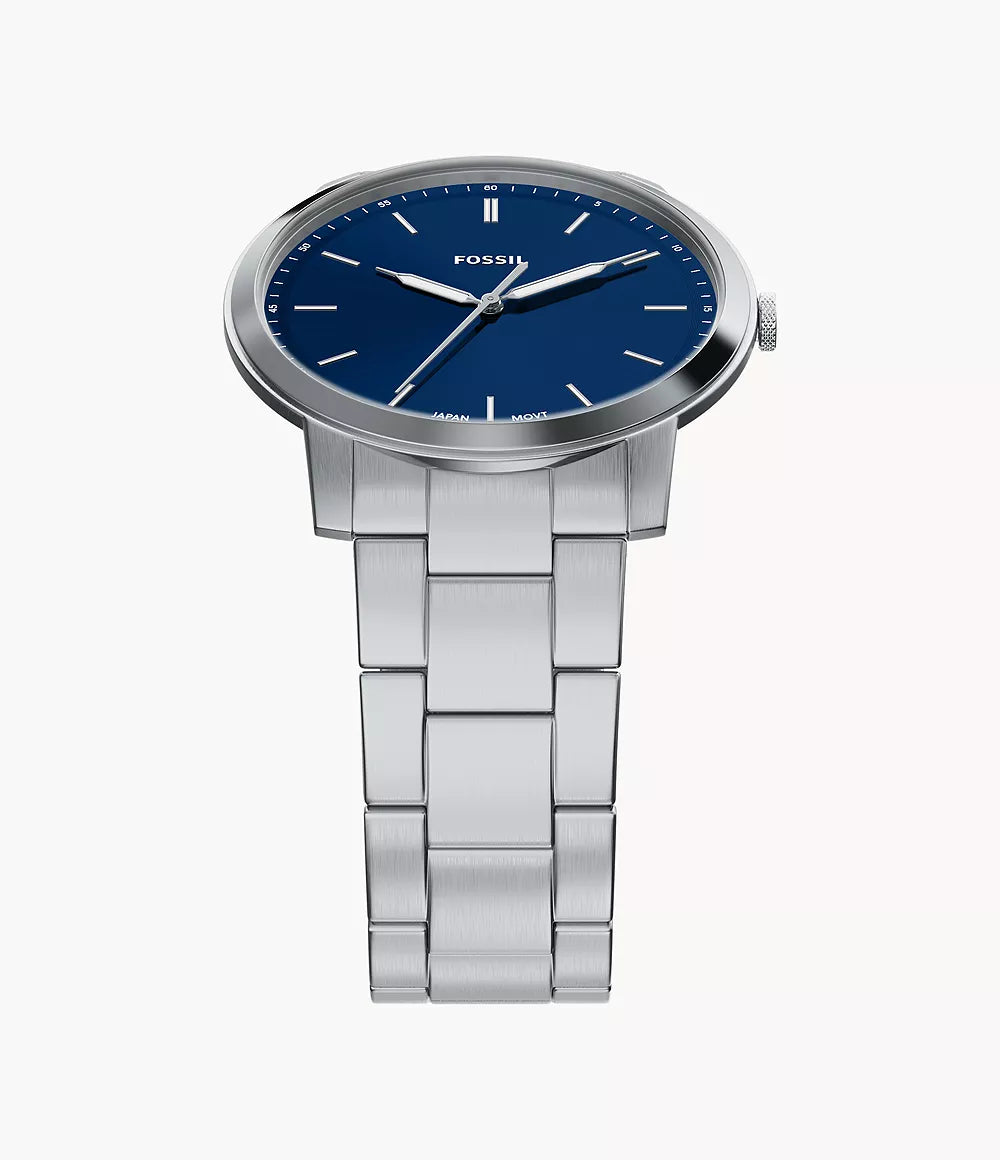 Minimalist 44mm Three-Hand Stainless Steel Watch FS6180 - Shop Authentic FOSMENWAT(s) from Maybrands - for as low as ₦271500! 