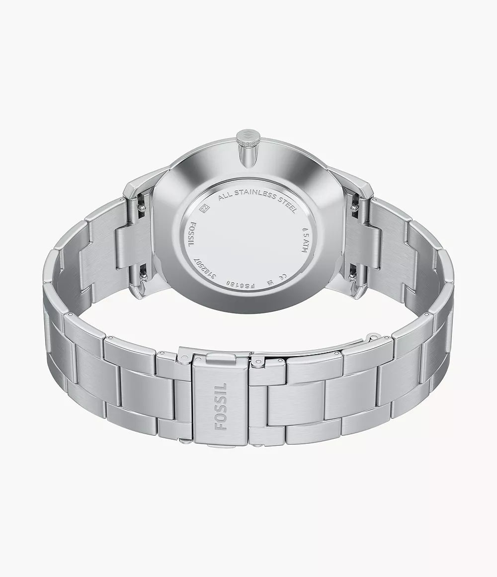 Minimalist 44mm Three-Hand Stainless Steel Watch FS6180 - Shop Authentic FOSMENWAT(s) from Maybrands - for as low as ₦271500! 