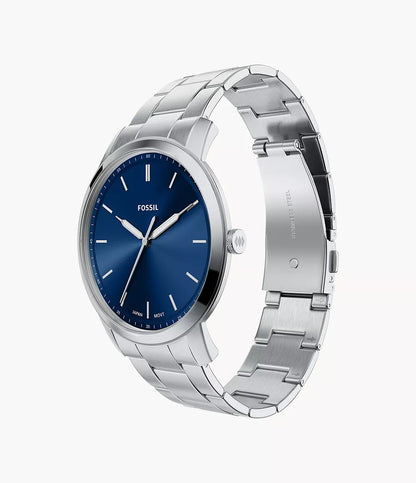 Minimalist 44mm Three-Hand Stainless Steel Watch FS6180 - Shop Authentic FOSMENWAT(s) from Maybrands - for as low as ₦271500! 
