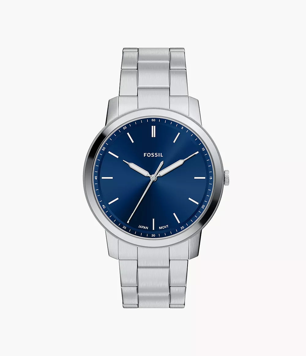 Minimalist 44mm Three-Hand Stainless Steel Watch FS6180 - Shop Authentic FOSMENWAT(s) from Maybrands - for as low as ₦271500! 