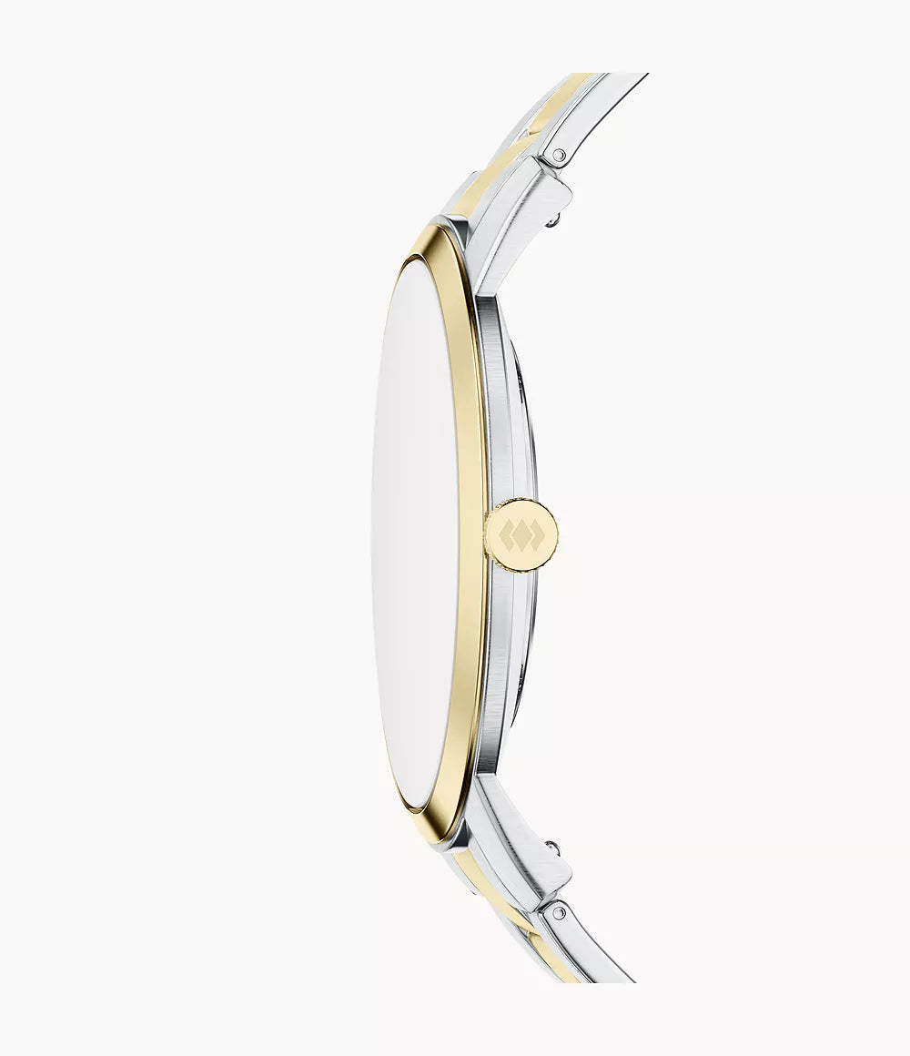 Minimalist 44mm Three-Hand Two-Tone Stainless Steel Watch FS6182 - Shop Authentic FOSMENWAT(s) from Maybrands - for as low as ₦271500! 