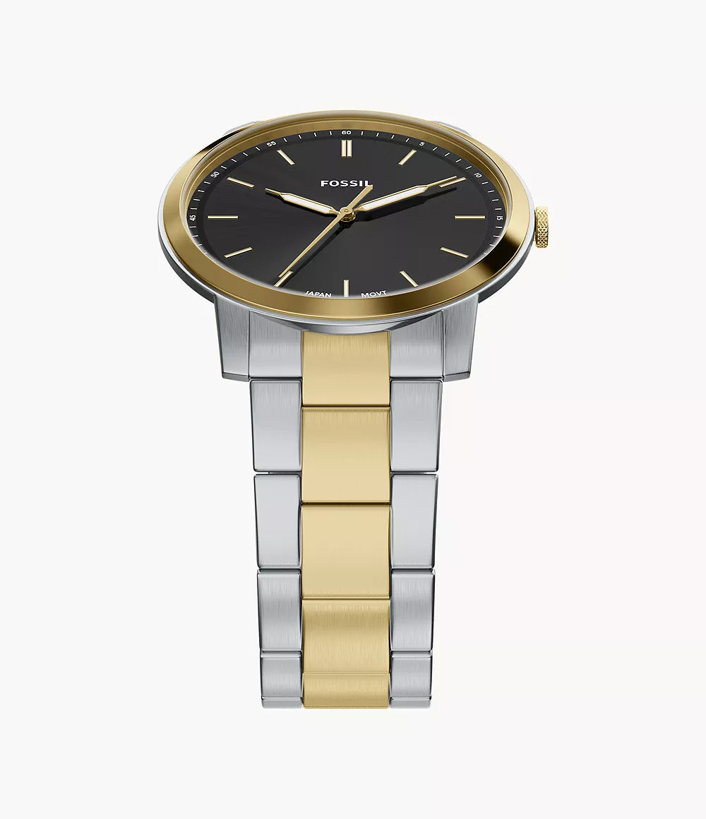 Minimalist 44mm Three-Hand Two-Tone Stainless Steel Watch FS6182 - Shop Authentic FOSMENWAT(s) from Maybrands - for as low as ₦271500! 