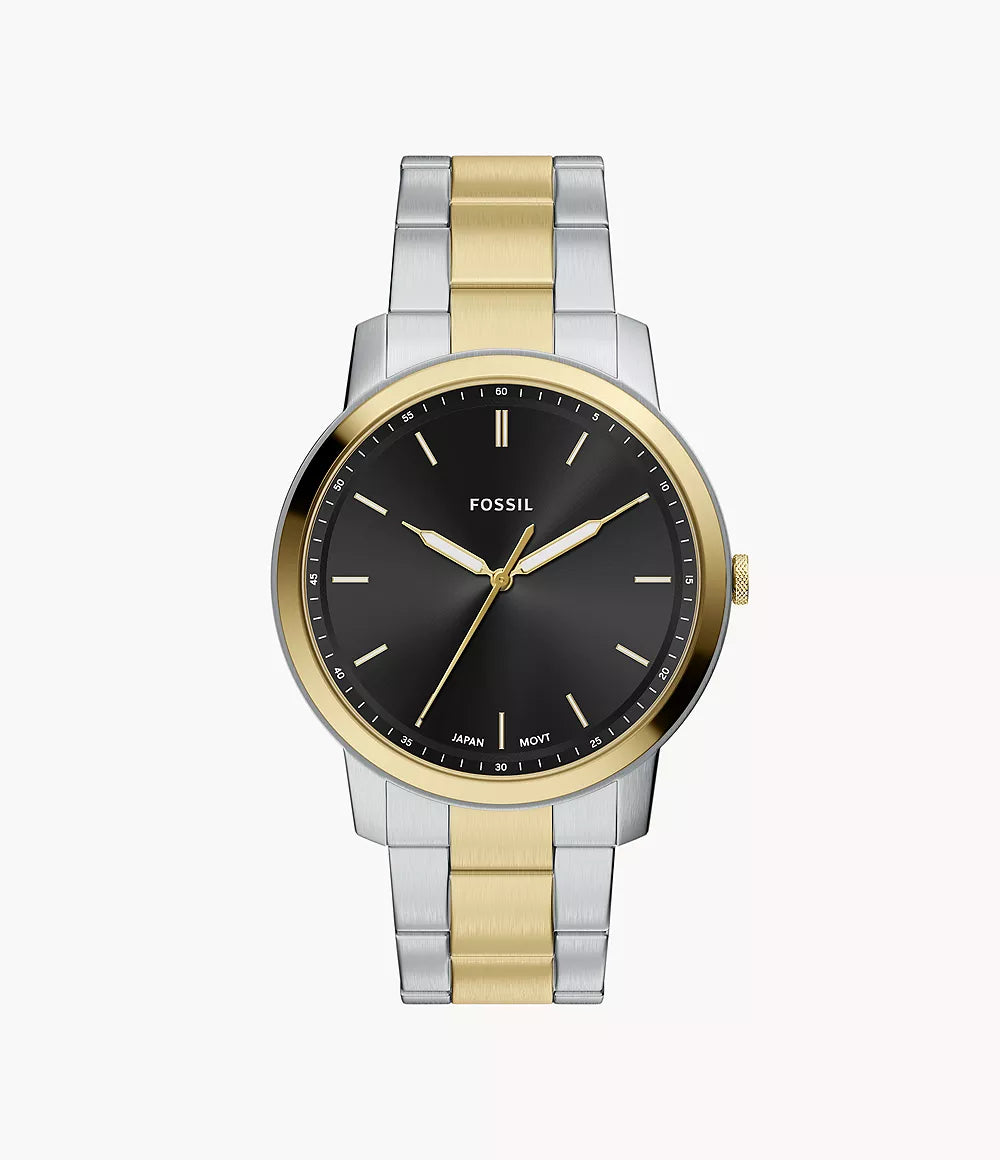 Minimalist 44mm Three-Hand Two-Tone Stainless Steel Watch FS6182 - Shop Authentic FOSMENWAT(s) from Maybrands - for as low as ₦271500! 