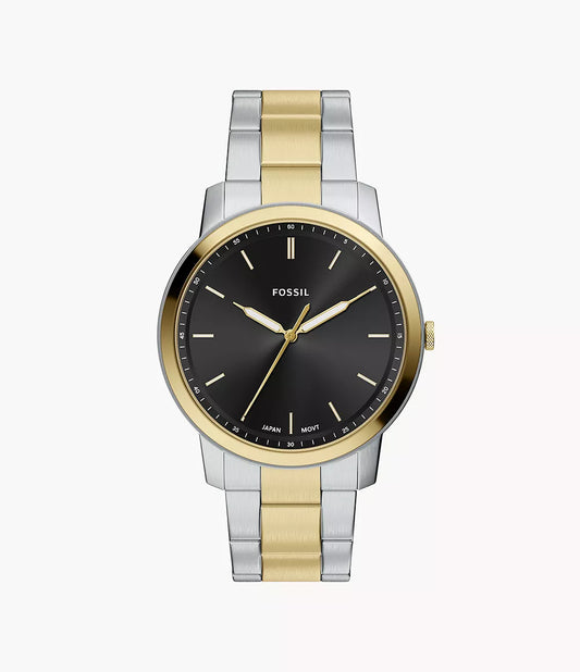 Minimalist 44mm Three-Hand Two-Tone Stainless Steel Watch FS6182 - Shop Authentic FOSMENWAT(s) from Maybrands - for as low as ₦271500! 