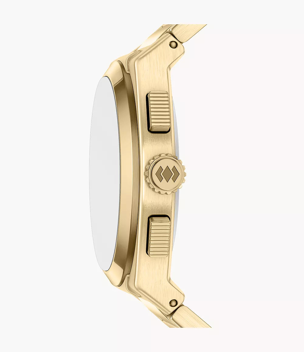 Everett 44mm Chronograph Gold-Tone Stainless Steel Watch FS6184 - Shop Authentic FOSMENWAT(s) from Maybrands - for as low as ₦466500! 