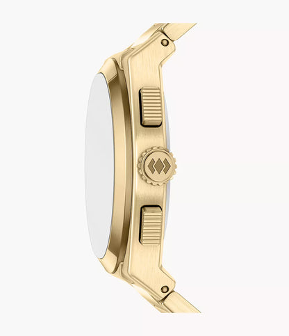 Everett 44mm Chronograph Gold-Tone Stainless Steel Watch FS6184 - Shop Authentic FOSMENWAT(s) from Maybrands - for as low as ₦466500! 