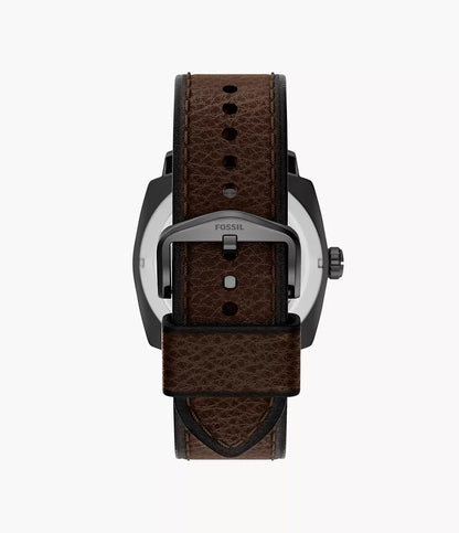 Machine 41mm Three-Hand Date Brown Leather Watch FS6187 - Shop Authentic FOSMENWAT(s) from Maybrands - for as low as ₦369000! 