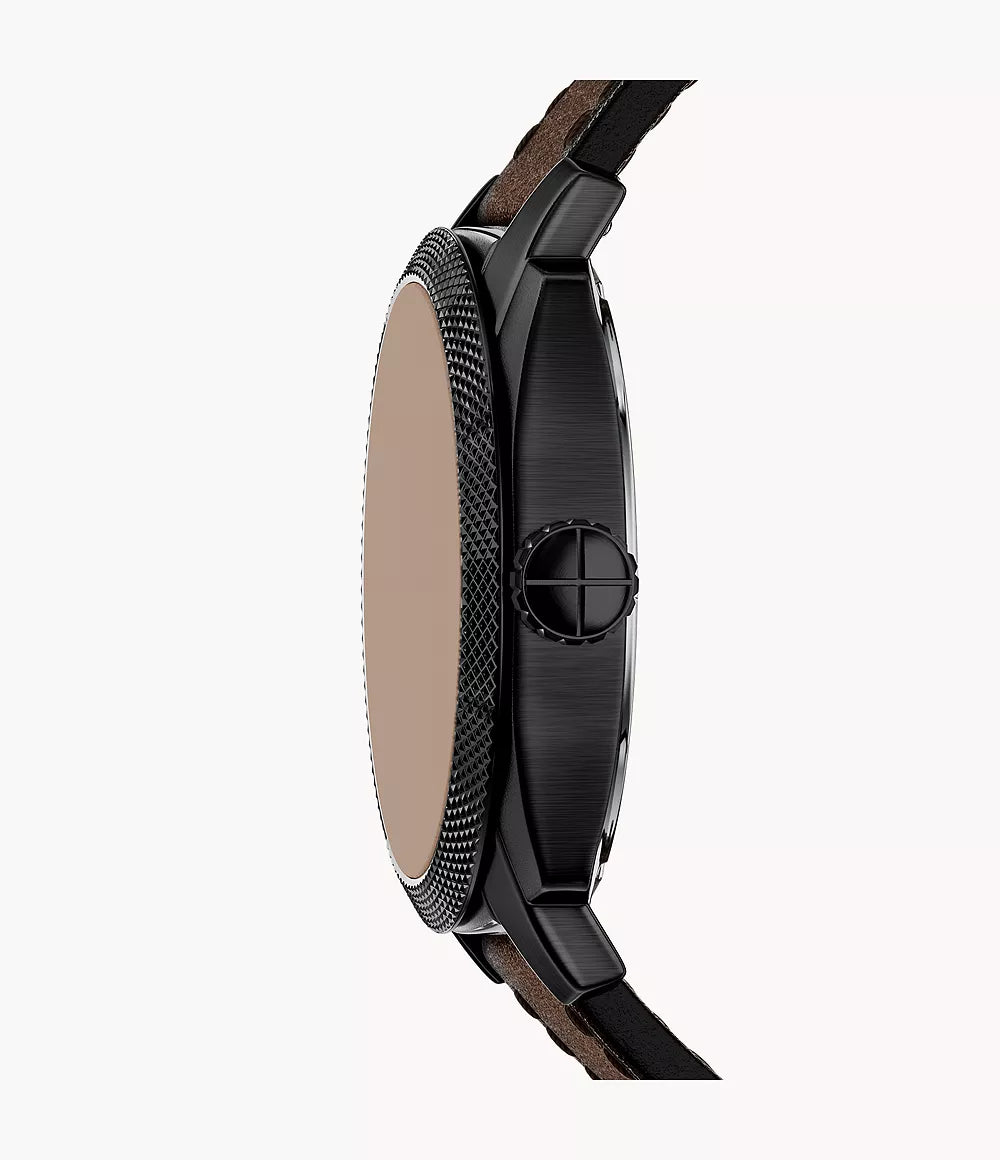 Machine 41mm Three-Hand Date Brown Leather Watch FS6187 - Shop Authentic FOSMENWAT(s) from Maybrands - for as low as ₦369000! 