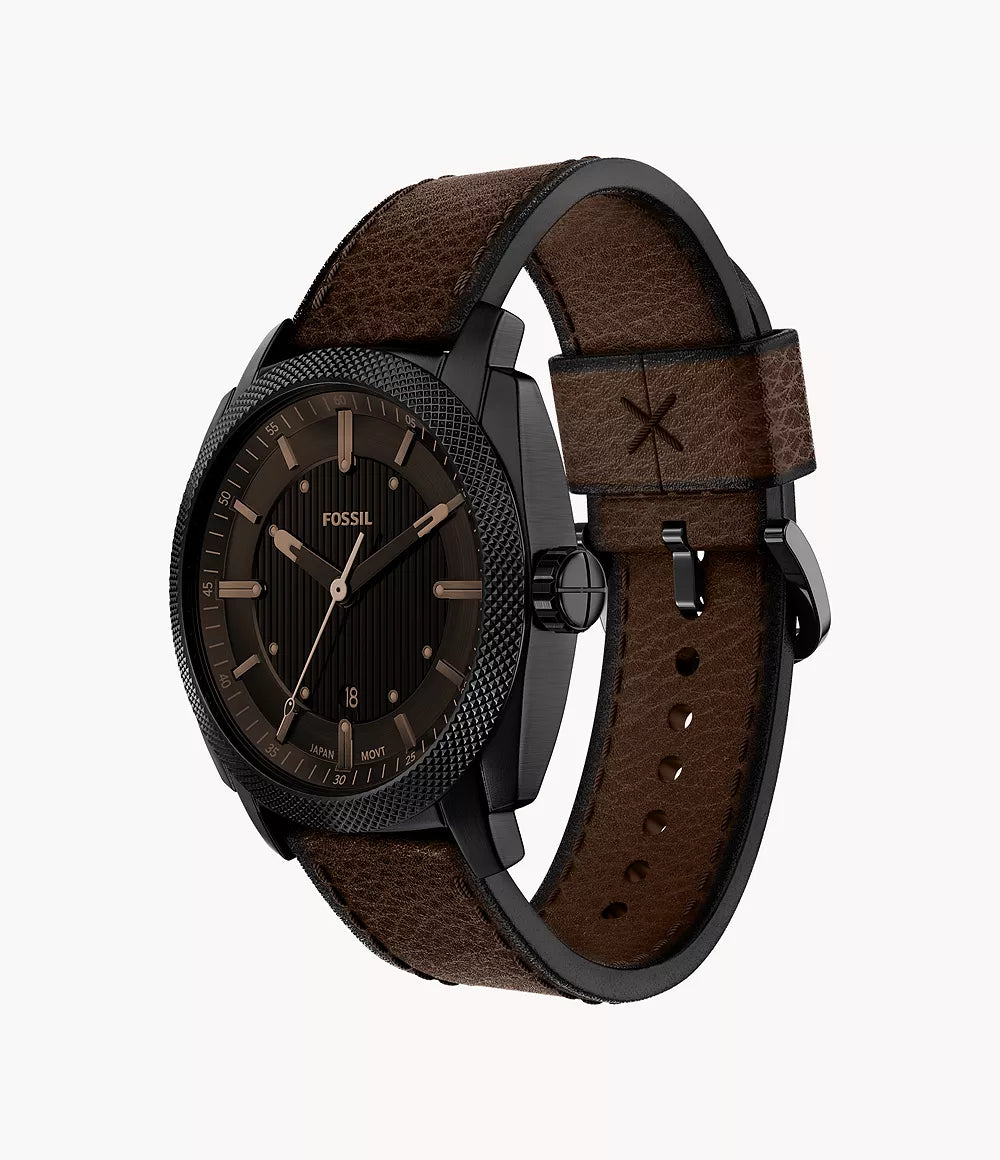 Machine 41mm Three-Hand Date Brown Leather Watch FS6187 - Shop Authentic FOSMENWAT(s) from Maybrands - for as low as ₦369000! 