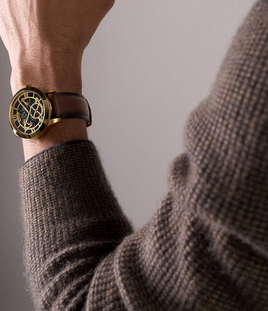 Townsman Big Tic 42mm Brown Leather Watch FS6190 - Shop Authentic FOSMENWAT(s) from Maybrands - for as low as ₦408000! 