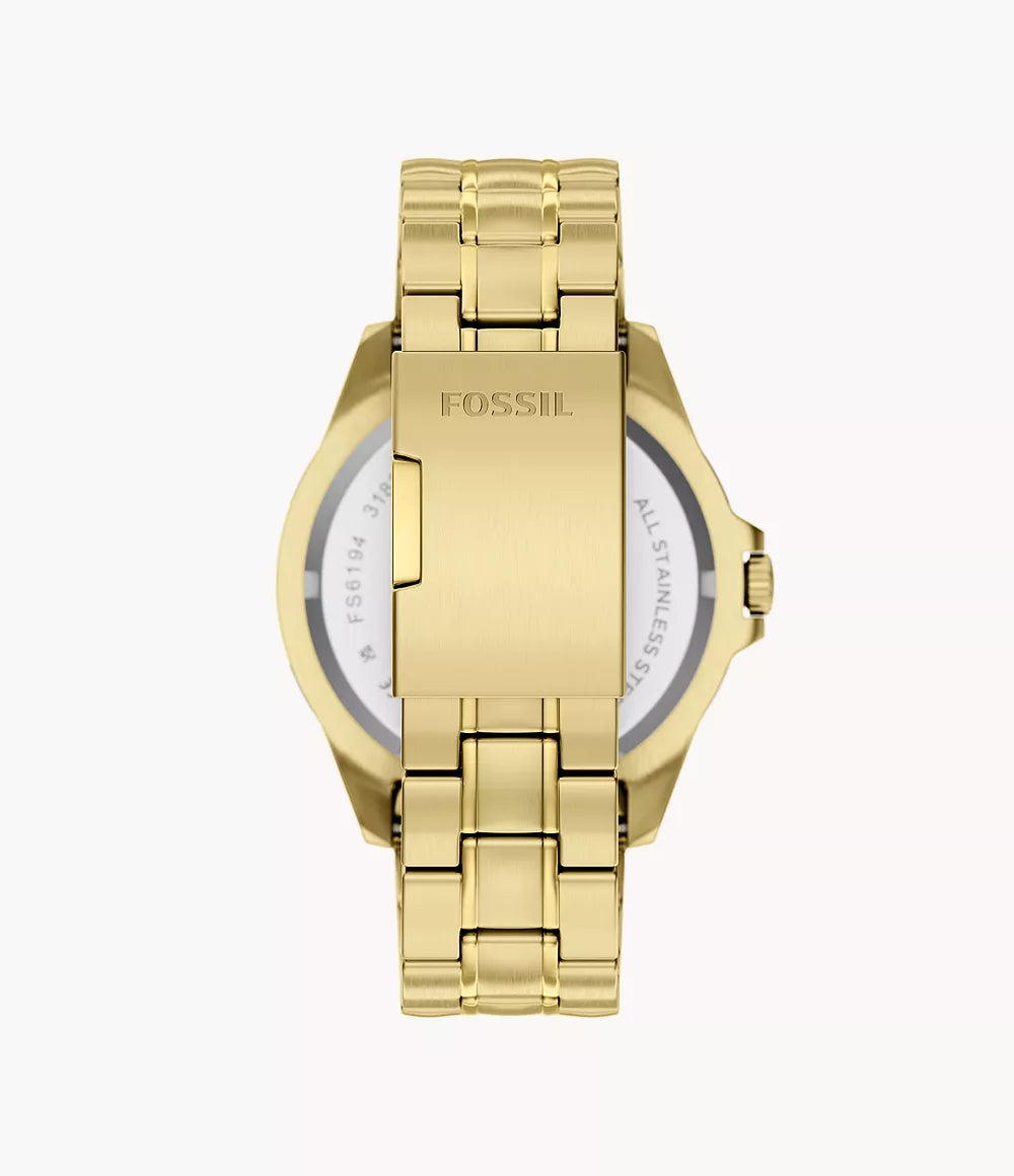 Garrett 44mm Multifunction Gold-Tone Stainless Steel Watch FS6194 - Shop Authentic FOSMENWAT(s) from Maybrands - for as low as ₦408000! 