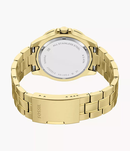 Garrett 44mm Multifunction Gold-Tone Stainless Steel Watch FS6194 - Shop Authentic FOSMENWAT(s) from Maybrands - for as low as ₦408000! 
