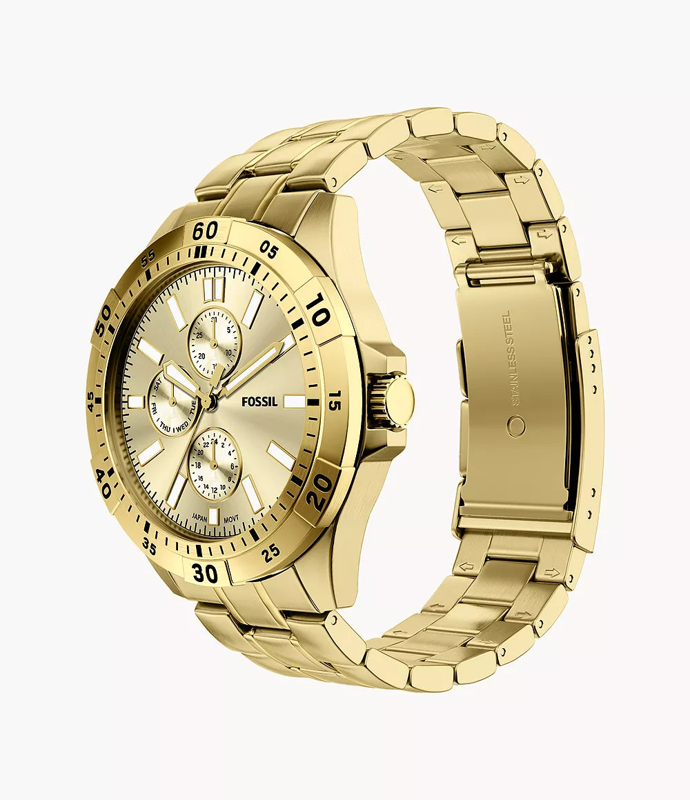 Garrett 44mm Multifunction Gold-Tone Stainless Steel Watch FS6194 - Shop Authentic FOSMENWAT(s) from Maybrands - for as low as ₦408000! 