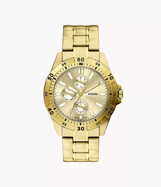 Garrett 44mm Multifunction Gold-Tone Stainless Steel Watch FS6194 - Shop Authentic FOSMENWAT(s) from Maybrands - for as low as ₦408000! 