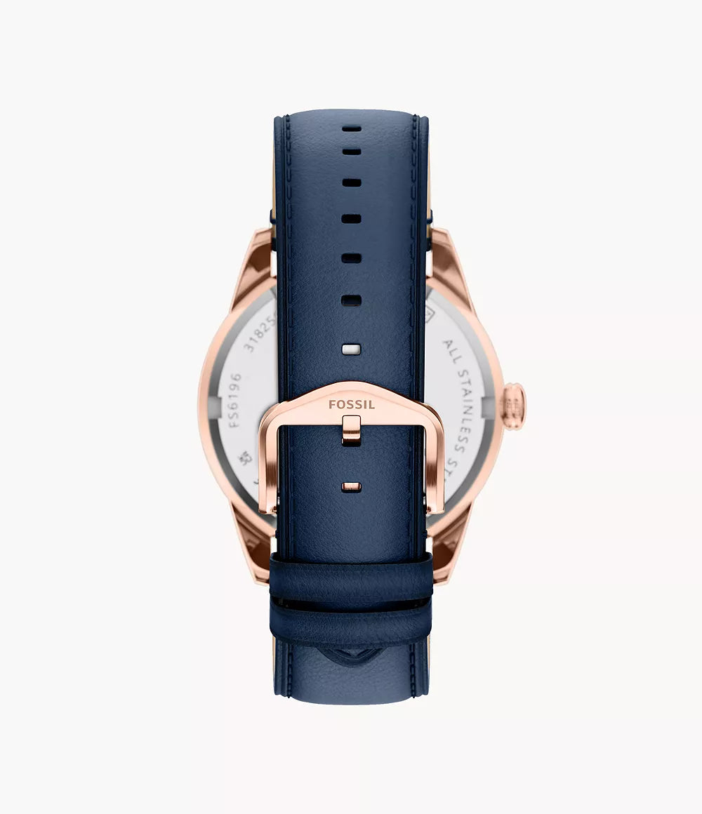 Pearson 42mm Multifunction Navy Leather Watch FS6196 - Shop Authentic FOSMENWAT(s) from Maybrands - for as low as ₦271500! 