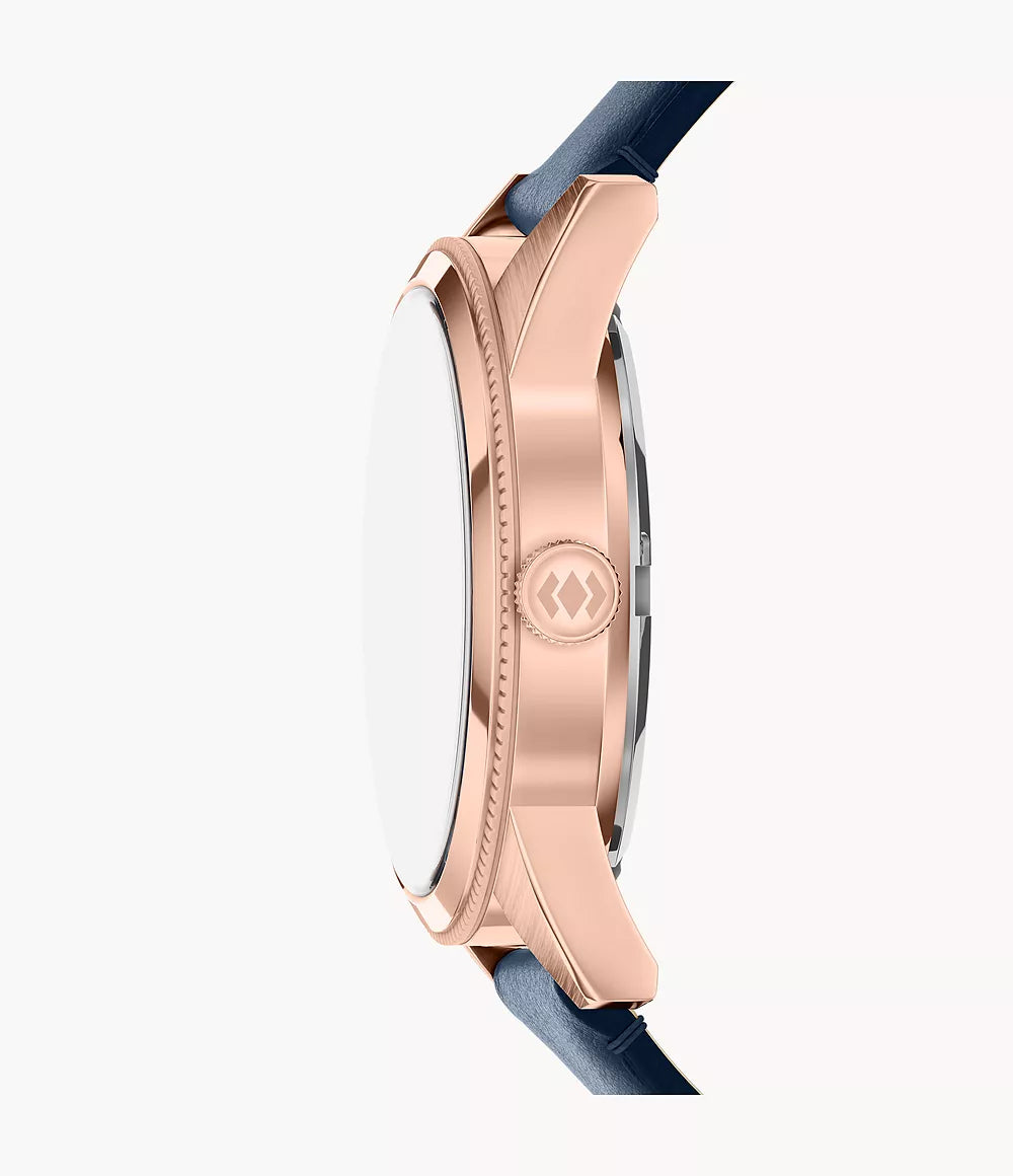 Pearson 42mm Multifunction Navy Leather Watch FS6196 - Shop Authentic FOSMENWAT(s) from Maybrands - for as low as ₦271500! 