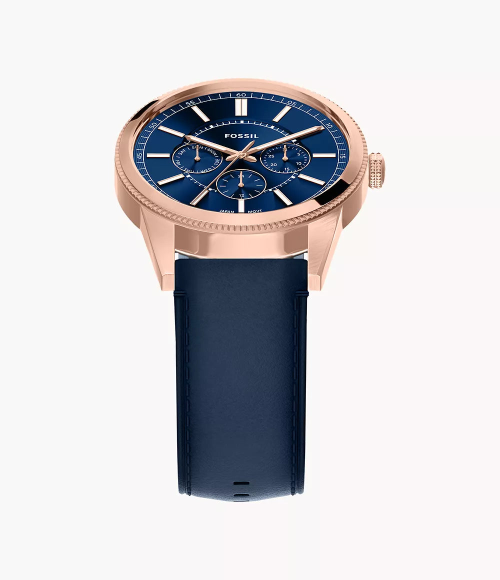 Pearson 42mm Multifunction Navy Leather Watch FS6196 - Shop Authentic FOSMENWAT(s) from Maybrands - for as low as ₦271500! 