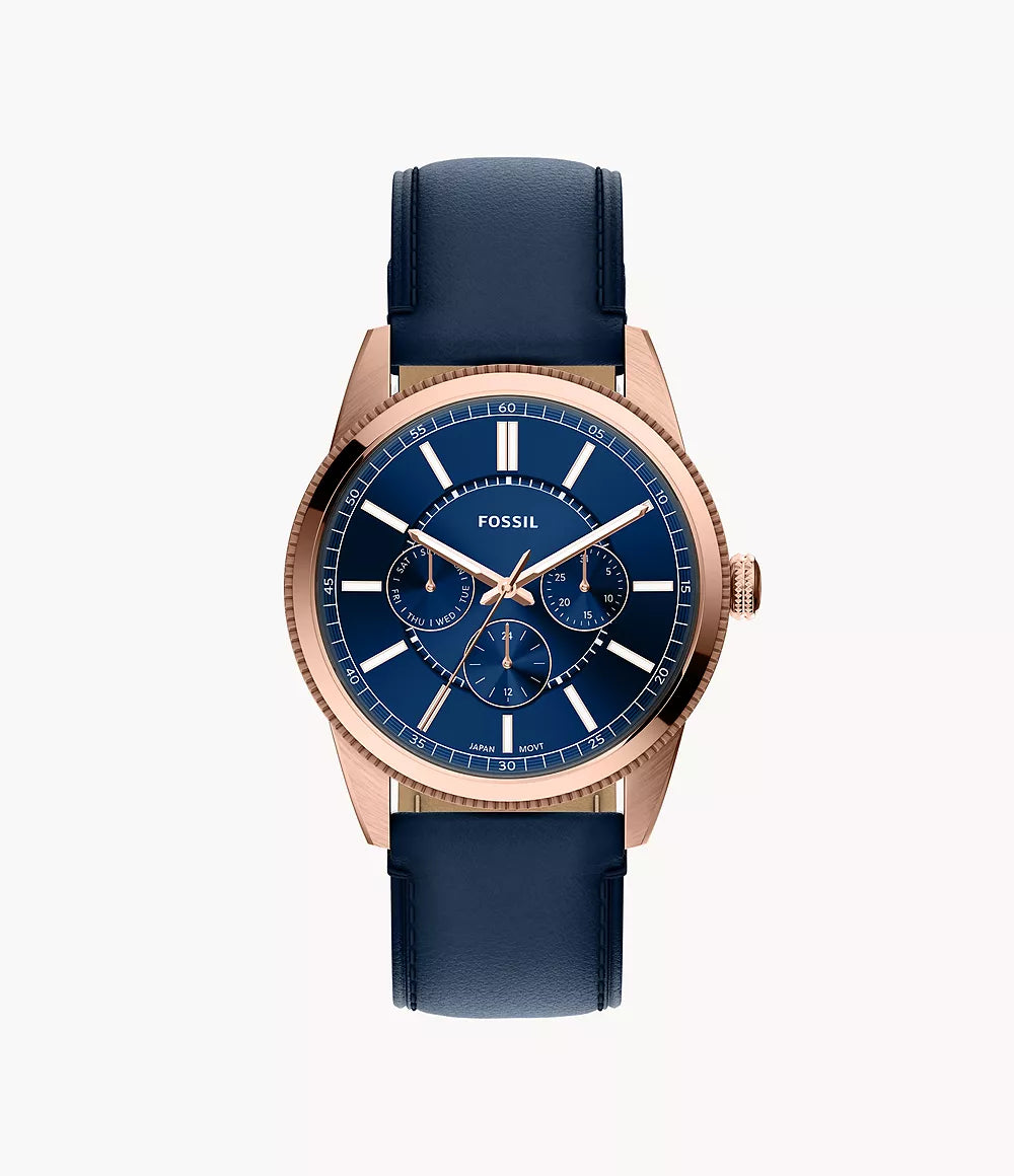 Pearson 42mm Multifunction Navy Leather Watch FS6196 - Shop Authentic FOSMENWAT(s) from Maybrands - for as low as ₦271500! 