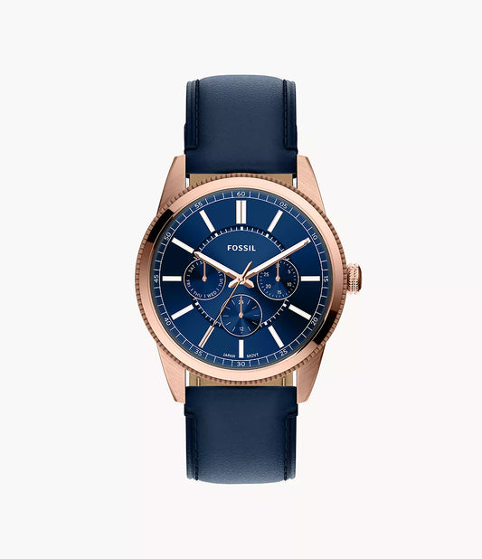 Pearson 42mm Multifunction Navy Leather Watch FS6196 - Shop Authentic FOSMENWAT(s) from Maybrands - for as low as ₦271500! 