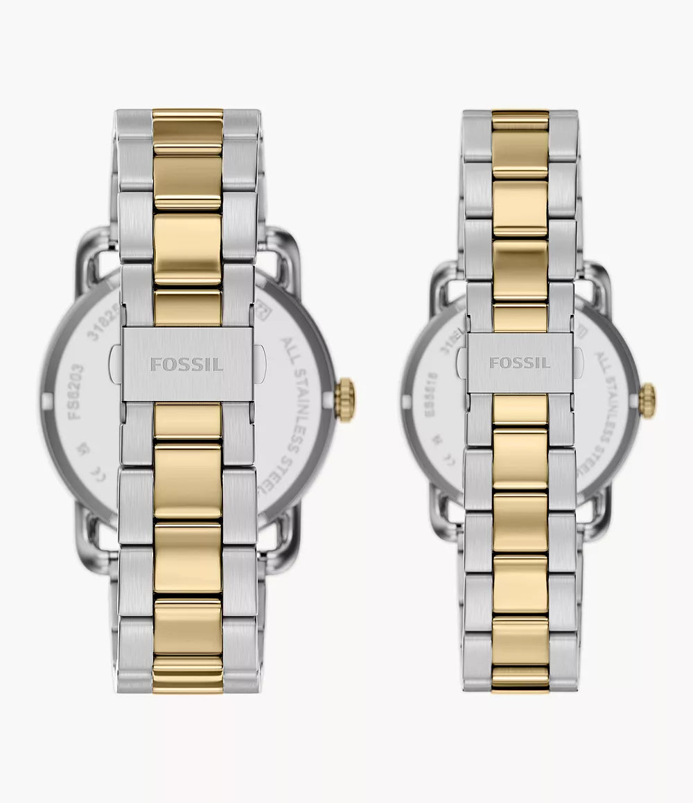 Copeland 42mm Three-Hand Two-Tone Stainless Steel Watch Set FS6198SET - Shop Authentic FOSMENSET(s) from Maybrands - for as low as ₦720000! 