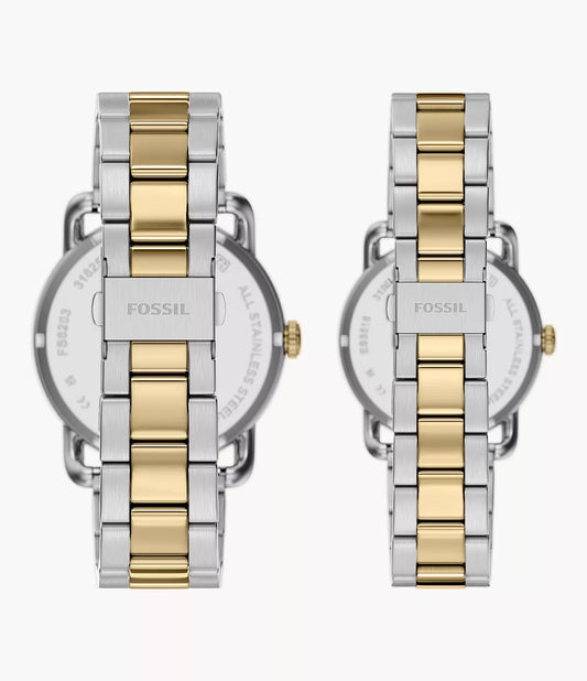 Copeland 42mm Three-Hand Two-Tone Stainless Steel Watch Set FS6198SET - Shop Authentic FOSMENSET(s) from Maybrands - for as low as ₦720000! 