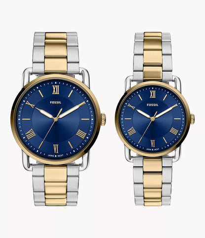 Copeland 42mm Three-Hand Two-Tone Stainless Steel Watch Set FS6198SET - Shop Authentic FOSMENSET(s) from Maybrands - for as low as ₦720000! 