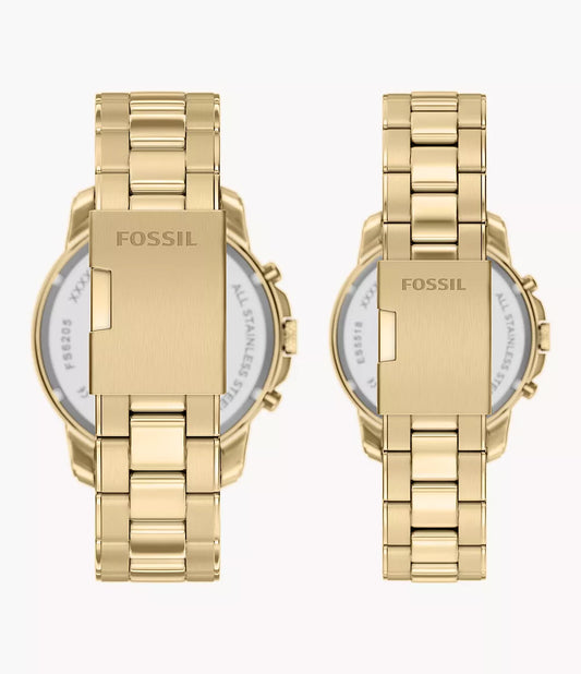Grant 44mm Chronograph Gold-Tone Stainless Steel Watch Set FS6200SET - Shop Authentic FOSMENSET(s) from Maybrands - for as low as ₦798500! 