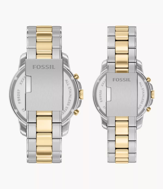 Grant 44mm Chronograph Two-Tone Stainless Steel Watch Set FS6202SET - Shop Authentic FOSMENSET(s) from Maybrands - for as low as ₦798500! 
