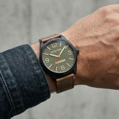 G-STAR Men Analog Quartz Leather Strap Watch GSW.503.05 - Shop Authentic GSTMENWAT(s) from Maybrands - for as low as ₦166000! 