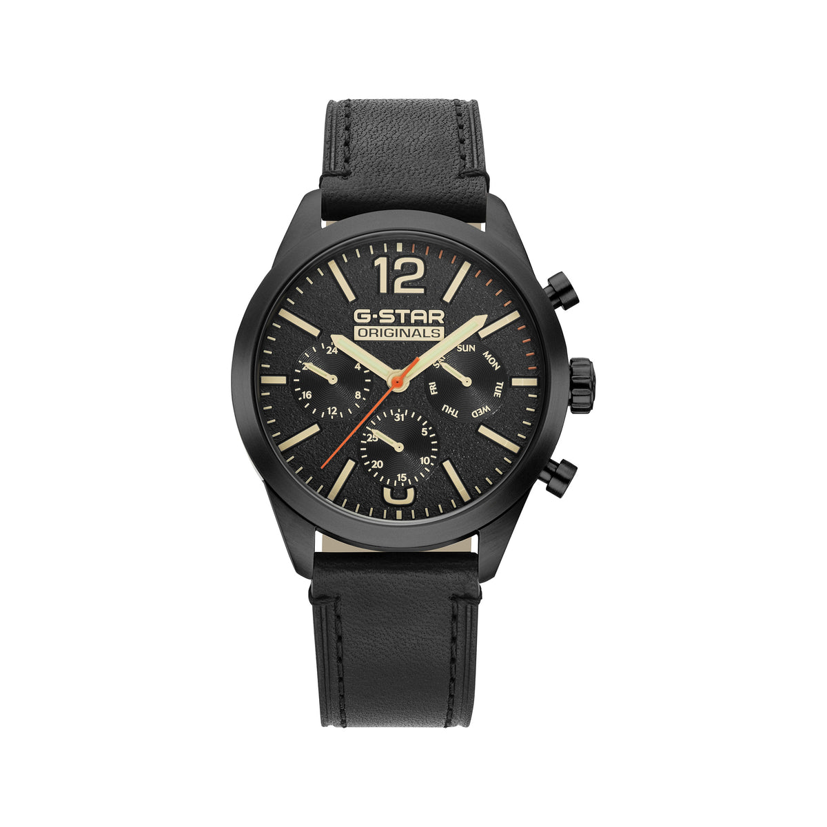 G-STAR Originals Black Leather Men's Watch GSW.504.02 - Shop Authentic GSTMENWAT(s) from Maybrands - for as low as ₦207500! 
