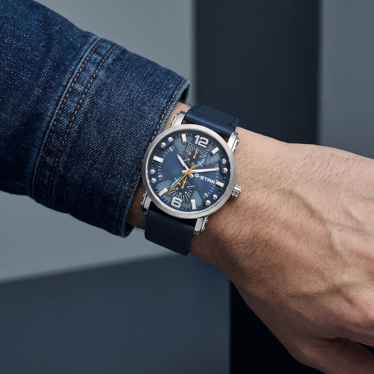 G-STAR Rovic Silver-Tone and Blue Men's Watch GSW.509.01 - Shop Authentic GSTMENWAT(s) from Maybrands - for as low as ₦235500! 