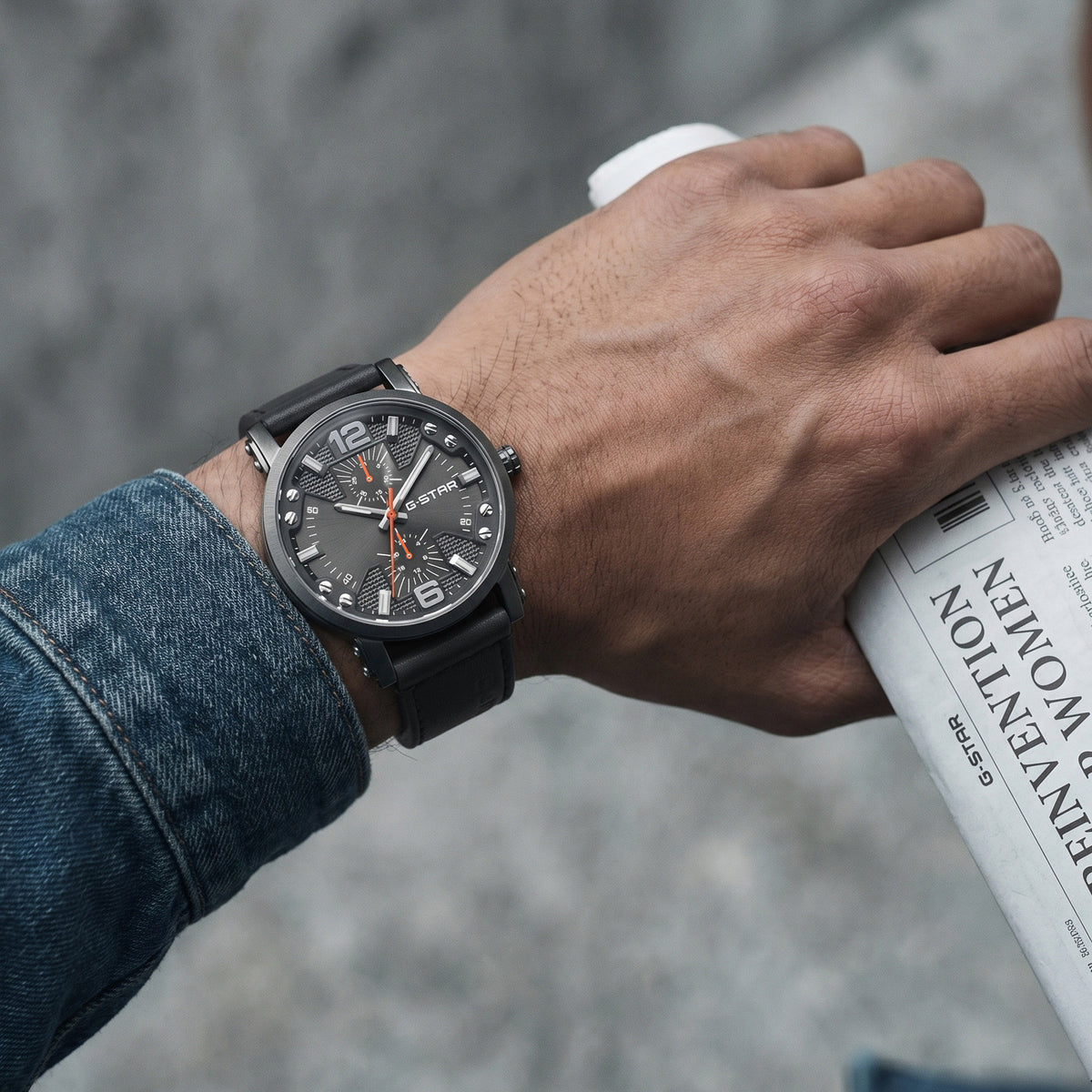 G-STAR Rovic Gunmetal Men's Watch GSW.509.02 GSW.509.02 - Shop Authentic GSTMENWAT(s) from Maybrands - for as low as ₦249500! 