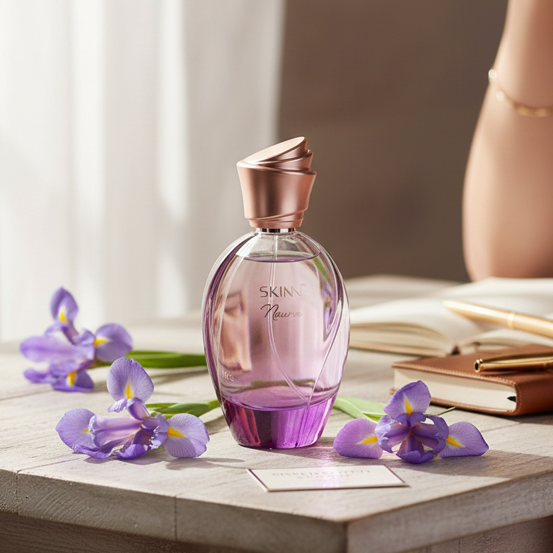 Skinn By Titan Noura Iris Eau De Perfume 100ml For Women, FW22PC1IBD - Shop Authentic TITCLASKIN(s) from Maybrands - for as low as ₦74500! 