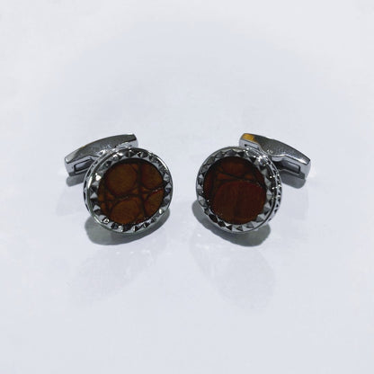 Zaedes Voyage Cognac Croc Cufflink ZCU07144 - Shop Authentic Jewelry(s) from Maybrands - for as low as ₦78500! 