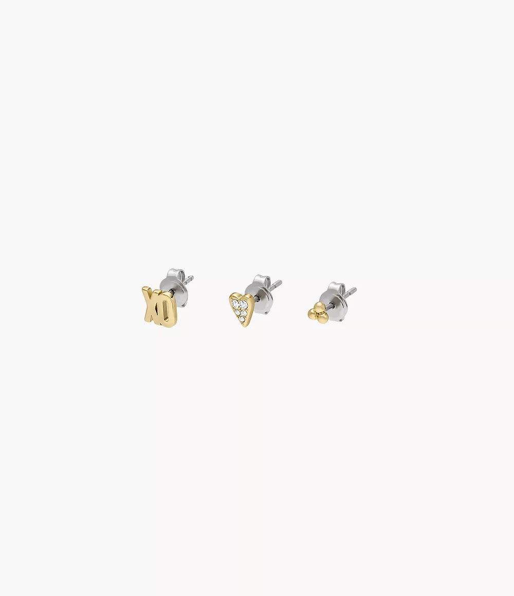 Sutton All Stacked Up Gold-Tone Brass Heart Earring Set JA7277SET - Shop Authentic FOSWOMEAR(s) from Maybrands - for as low as ₦124000! 