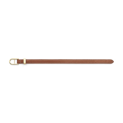 JF04233710-Fossil Heritage D-Link Brown Leather Strap Bracelet for Women - Shop Authentic bracelet(s) from Maybrands - for as low as ₦48000! 