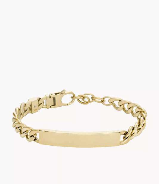JF04465710 - Fossil Drew Gold-Tone Stainless Steel Chain Bracelet For Men - Shop Authentic bracelet(s) from Maybrands - for as low as ₦130000! 