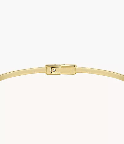 JF04524710-Fossil Heritage D-Link Gold-Tone Stainless Steel Bangle Bracelet for Women - Shop Authentic bracelet(s) from Maybrands - for as low as ₦109500! 