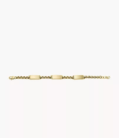 JF04695710 - Fossil Drew Gold-Tone Stainless Steel Chain Bracelet For Men - Shop Authentic bracelet(s) from Maybrands - for as low as ₦98000! 