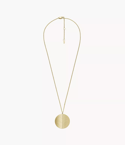 Fossil Harlow Locket Collection Gold-Tone Stainless Steel Pendant Necklace JF04738710 - Shop Authentic necklaces(s) from Maybrands - for as low as ₦151000! 