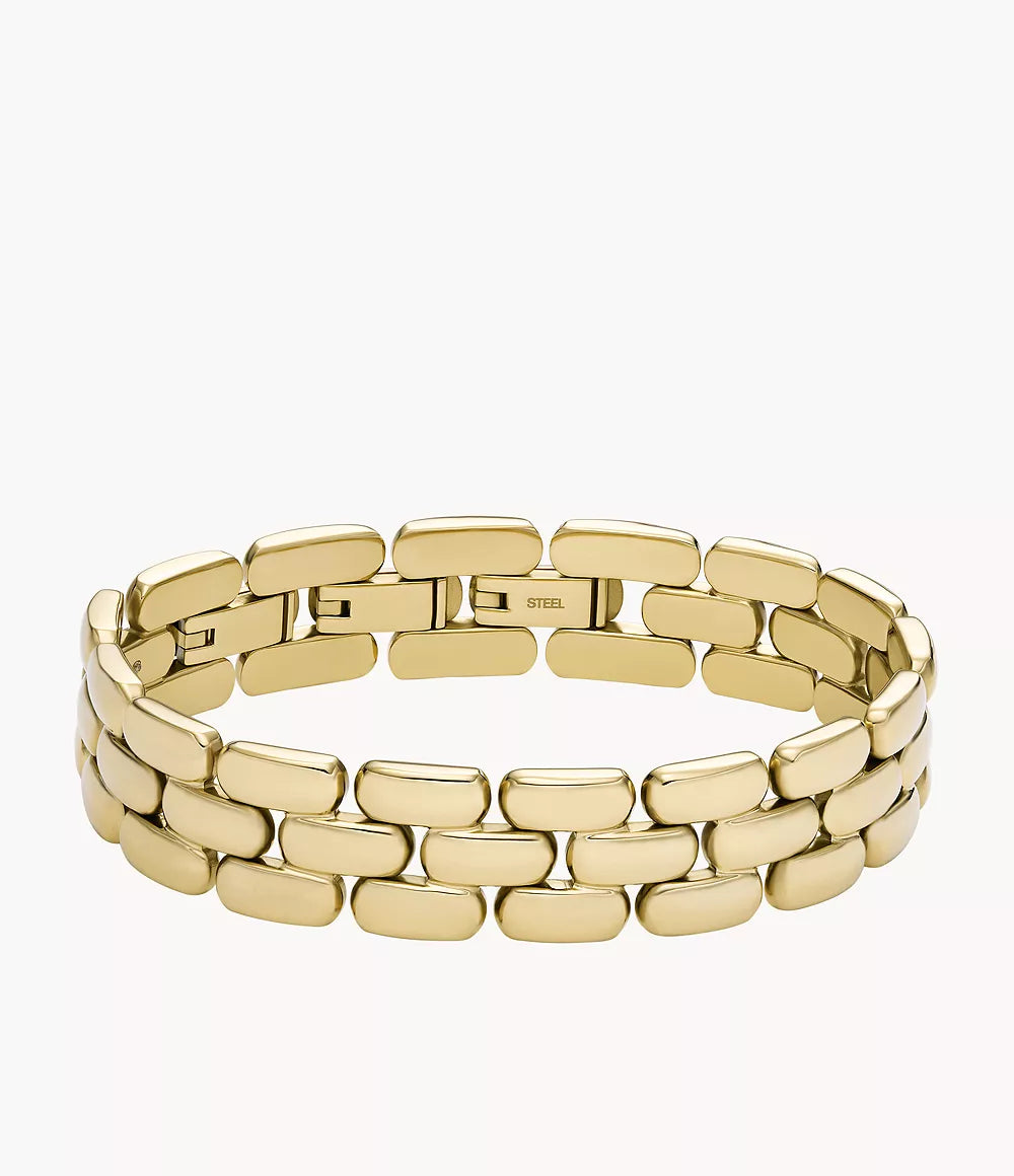 Fossil Arden Watch Links Gold-Tone Stainless Steel Chain Bracelet JF04784710 - Shop Authentic bracelets(s) from Maybrands - for as low as ₦181500! 