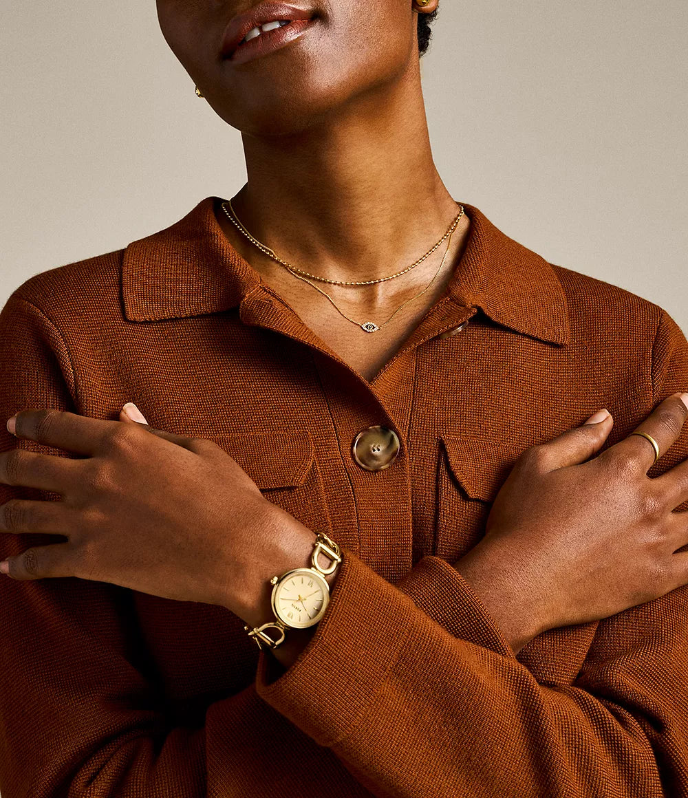 Sutton Evil Eye Gold-Tone Stainless Steel Multi-Strand Necklace JF04792710 - Shop Authentic FOSWOMNEC(s) from Maybrands - for as low as ₦131000! 