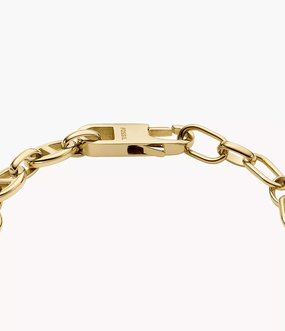 Heritage Legacy Charm Gold-Tone Stainless Steel Chain Bracelet JF04801710 - Shop Authentic FOSWOMBRA(s) from Maybrands - for as low as ₦164000! 