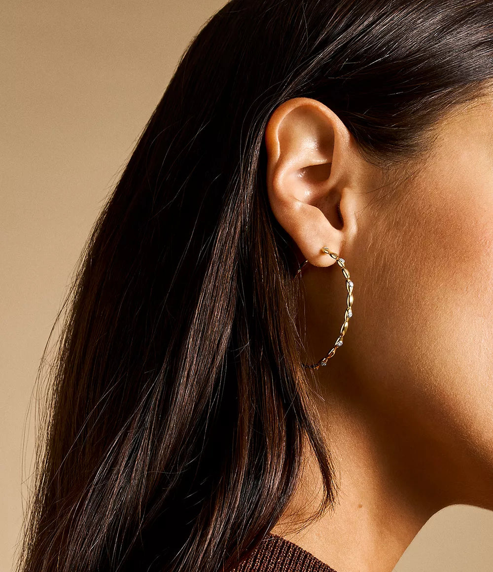 Sutton Evil Eye Gold-Tone Stainless Steel Hoop Earrings JF04817710 - Shop Authentic FOSWOMEAR(s) from Maybrands - for as low as ₦164000! 